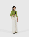 Baggu Medium Nylon Crescent Bag - Embroidered Shells