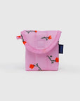 Puffy Earbuds Case: Painted Wildflower