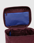 Large Cosmetic Case: Mahogany