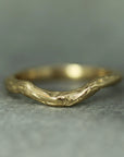 Flowing Tides Wave Band | Solid Gold