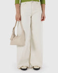 Baggu Mini Recycled Leather Shoulder Bag - Stone