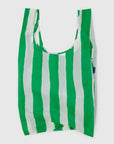 Big Baggu - Green Painted Stripe