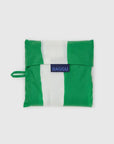 Big Baggu - Green Painted Stripe