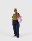 Standard Baggu - Pink Painted Stripe