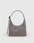 Baggu Mini Nylon Shoulder Bag - Black & White Gingham