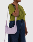 Baggu Small Nylon Crescent Bag - Dusty Pink