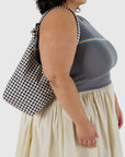 Baggu Small Nylon Sling - Black & White Gingham