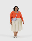 Baggu Small Nylon Crescent Bag - Embroidered Miffy