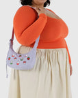 Baggu Small Nylon Crescent Bag - Embroidered Miffy