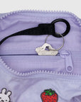 Baggu Small Nylon Crescent Bag - Embroidered Miffy