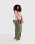 Baggu Small Nylon Crescent Bag - Cocoa