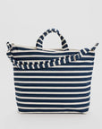 Baggu Horizontal Zip Duck Bag - Navy Stripe
