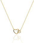 Interlocked Heart Necklace