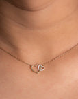 Interlocked Heart Necklace
