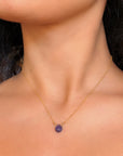 Iolite Drop Necklace
