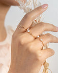 Petite Keshi Pearl Ring