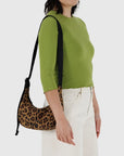 Baggu Small Nylon Crescent Bag - Leopard