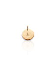 Circle Letter Charm | Gold-Fill