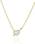 MOP Heart Necklace