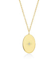 North Star Necklace | Solid Gold