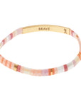 Good Karma Bracelet | Brave: Pink Multi/Gold