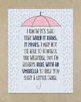 When It Rains It Pours | Greeting Card