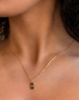 Rectangle Letter Charm | Gold-Fill