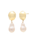 Rosette Earrings - Pearl
