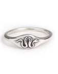 Snake Signet Ring | Sterling Silver