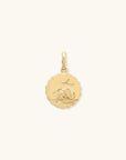 St Christopher Pendant: Gold