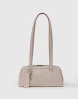 Baggu Small Recycled Leather Bowler Bag - Stone