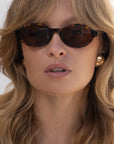 Zoe Sunnies: Tortoise/Brown