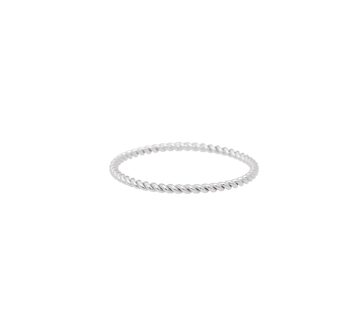 Twisted Stacking Ring | Silver