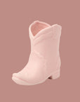 Cowboy Boot Candle | Matte Pink: Yuzu Woods