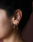 Endless Sleeper Hoops | Silver