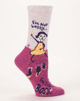 Blue Q I'm Not Bossy, I'm The Boss Women's Crew Socks