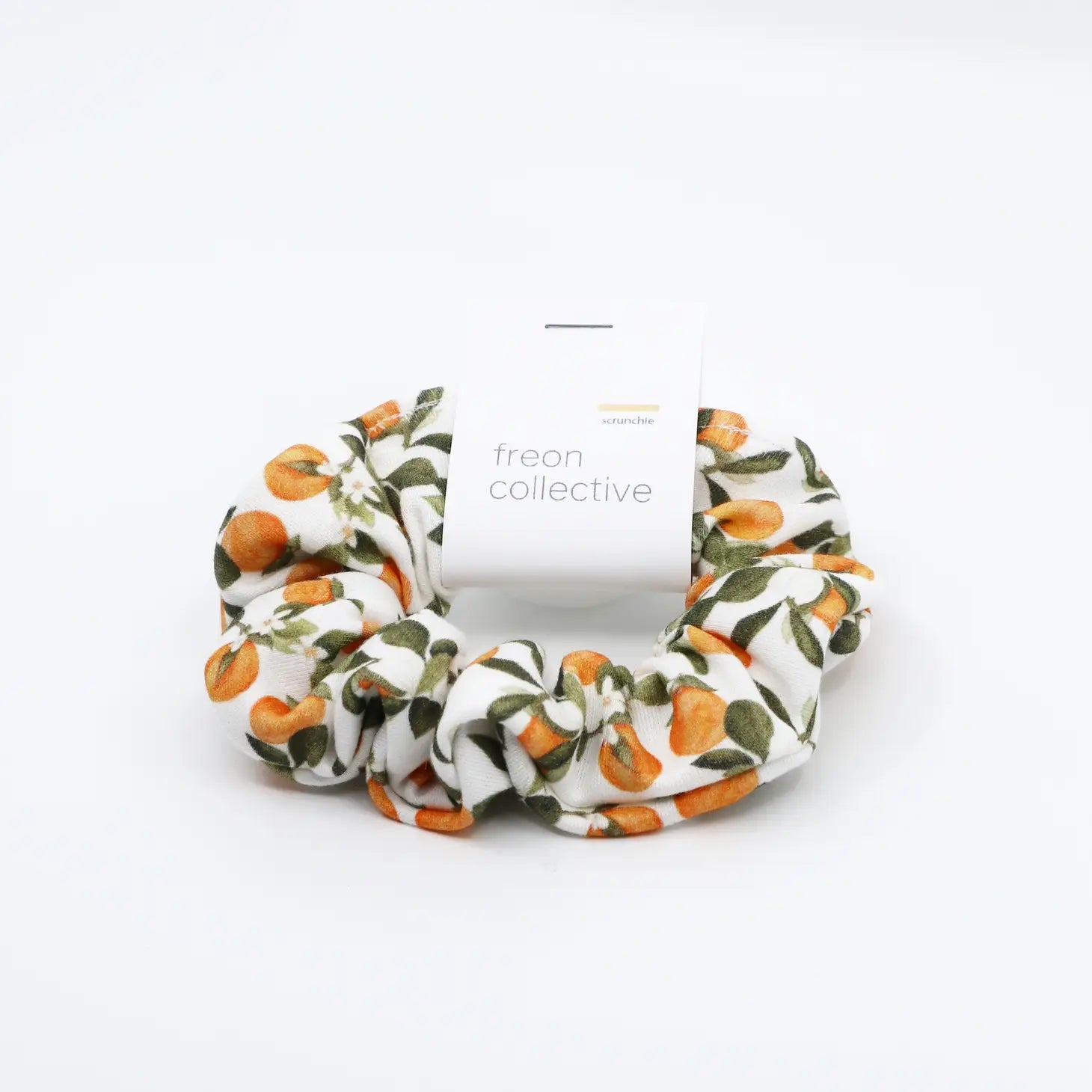 Clementine Organic Cotton Scrunchie