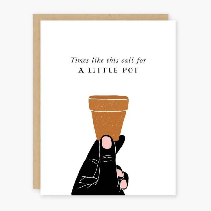 A Little Pot - Greeting Card