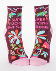 Blue Q Super Fucking Awesome Women's Ankle Socks
