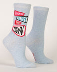 Damn I Love This Town Crew Socks