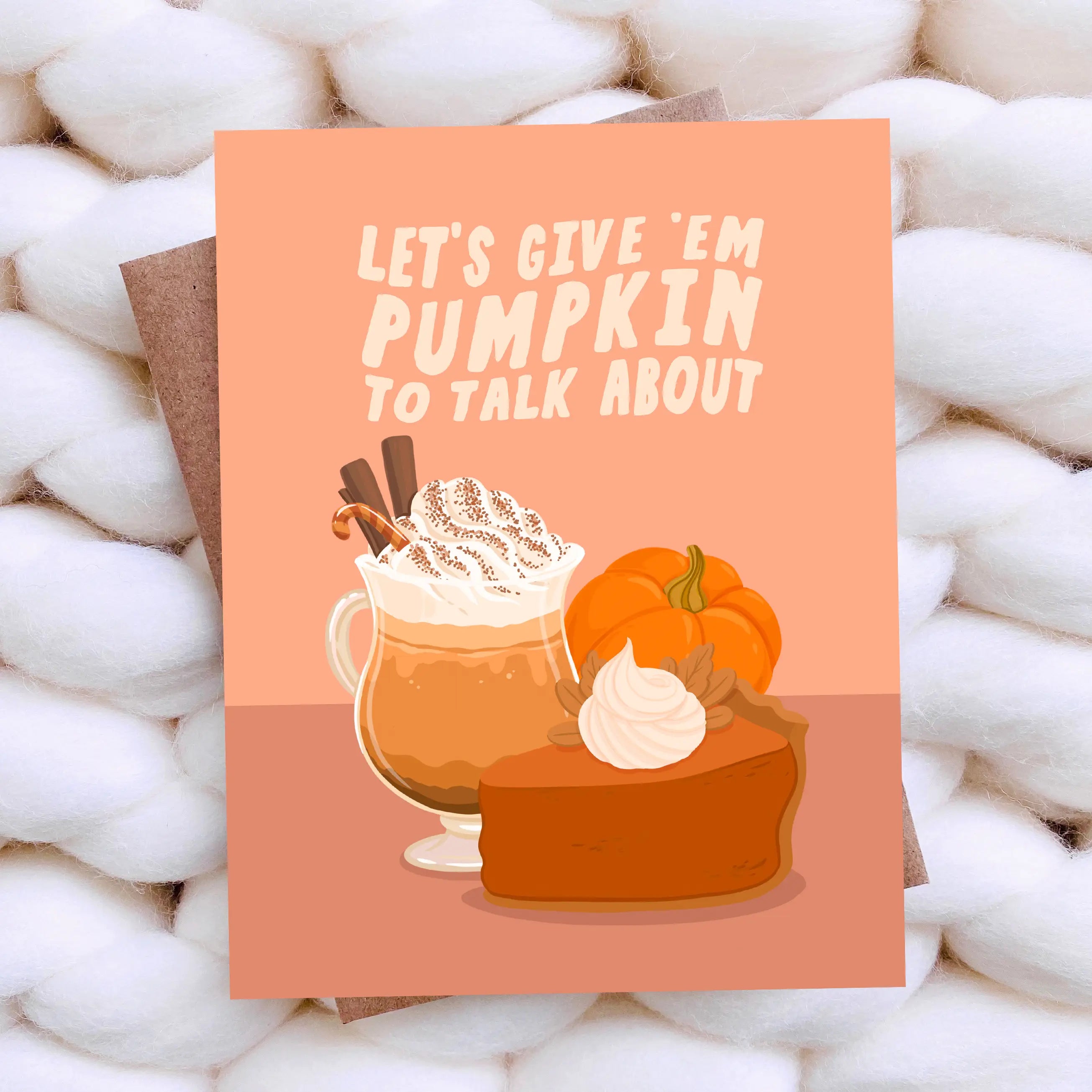 Pumpkin To Talk About - Greeting Card