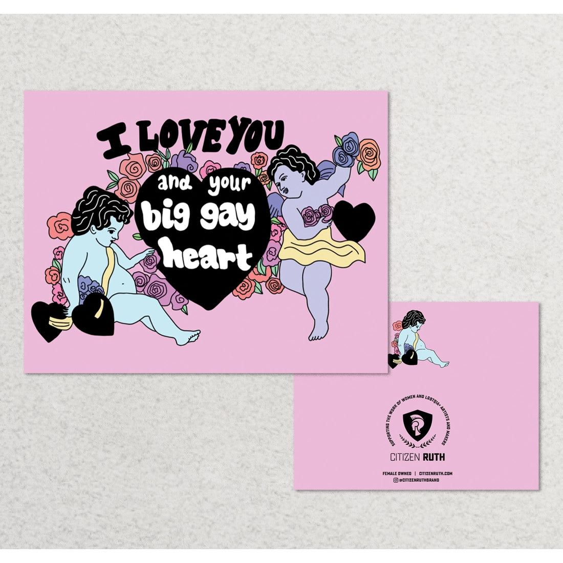 Big Gay Heart - Greeting Card