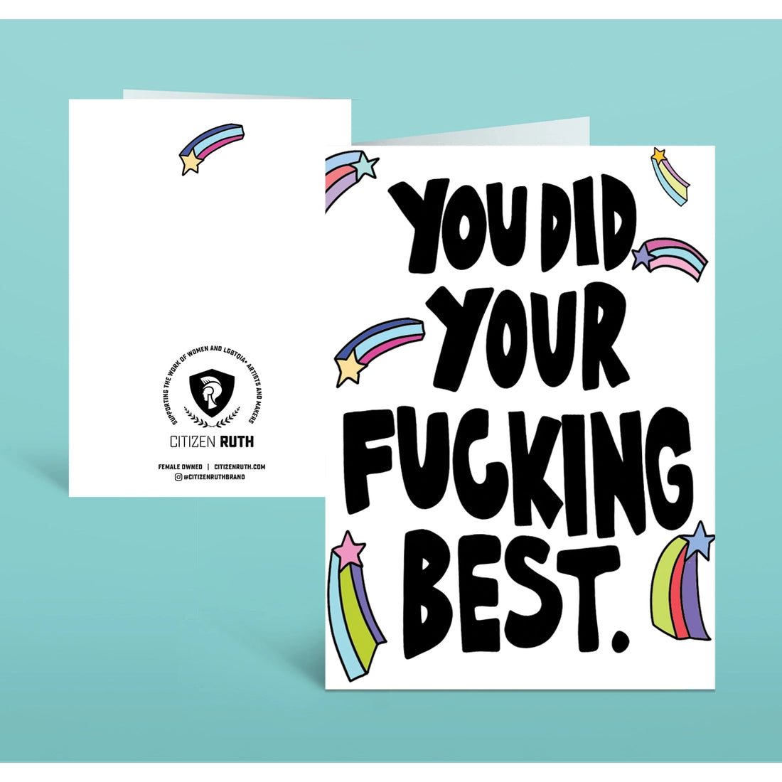 Did Your F*cking Best - Greeting Card