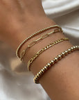 Gold Beaded Bracelet