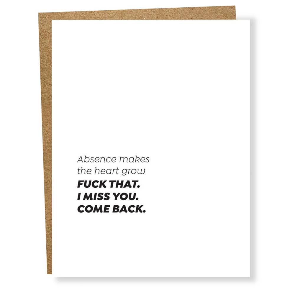 Come Back - Greeting Card