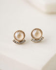 Mimosa Post Earrings - Champagne