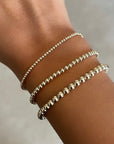 Silver Beaded Bracelet
