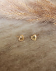 Tiny Heart Studs | Gold-Fill