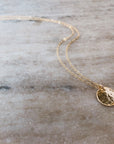 Harvest Moon Necklace | Gold-Fill