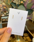 Bar Studs |Gold